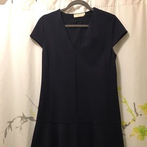 Pre-owned Tory Burch Dress size L - navy